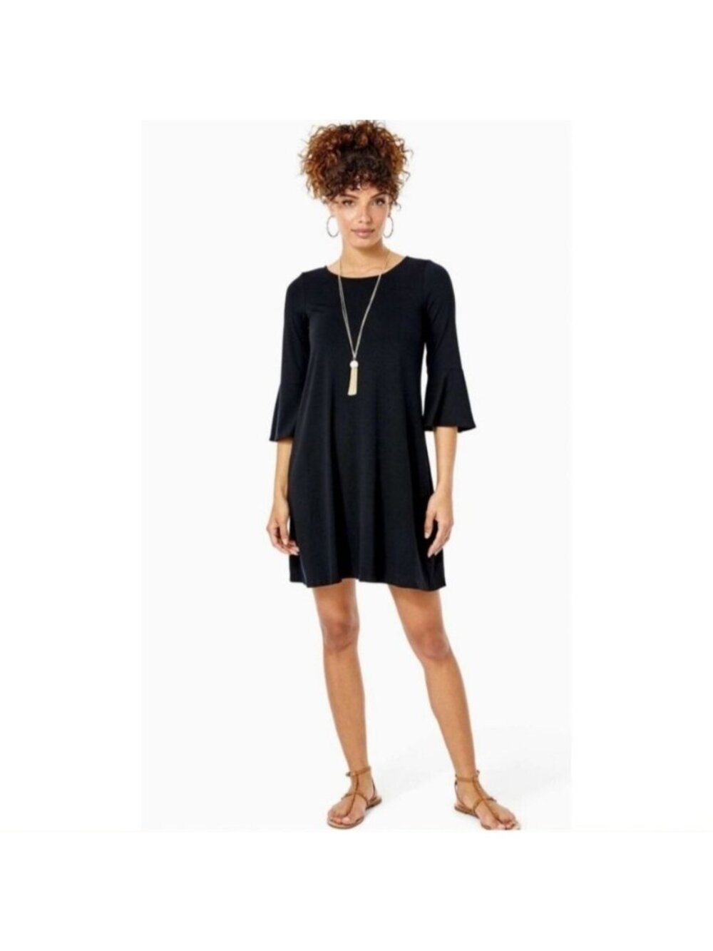 Lilly Pulitzer Dress Womens XS Black Ophelia Beachy Resortwear Preppy Mini